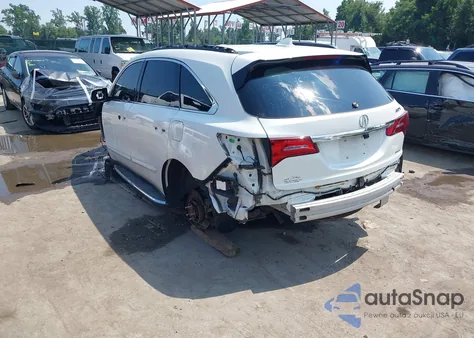 2016 Acura Mdx Technology Acurawatch Plus Packages/Technology Package из США, поврежденный, VIN 5FRYD4H40GB037050